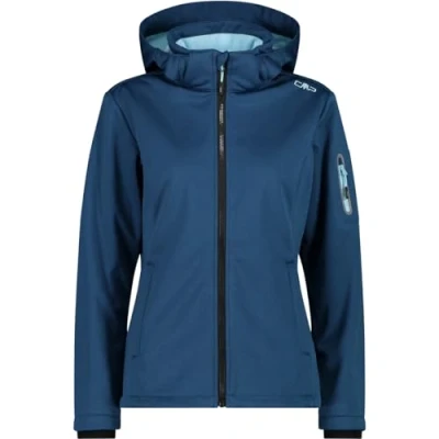 Abbildung von CMP ZIP Softshelljacke dunkelblau, Damen, Größe: 50, Dunkelblau