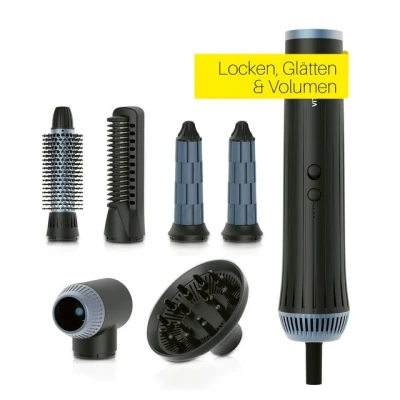 Abbildung von VITALmaxx Volumen und Lockenstyler Air Curler Plus 7 tlg. Multi Styler, Kaltluftfunktion, Trocknen Stylen, 6 Styles in einem