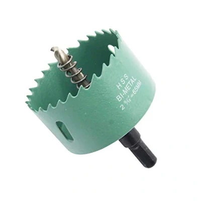 Abbildung von Lochsäge 65 mm,LAIWEI Bohrer zum Bohren in Holz, Dünnblech, Alu Profilen, PVC, etc. Scharfes und langlebiges Bohrwerkzeug