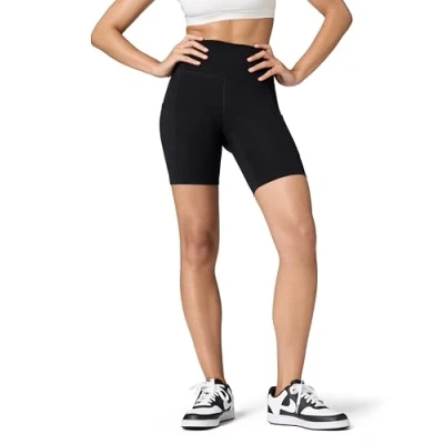 Abbildung von Nike Damen Dri Fit One Hr Pkt Shorts, Black/Black, L