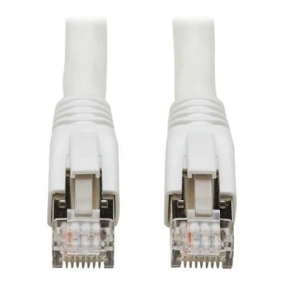 Abbildung von 0 Eaton Tripp Lite Series Cat8 25G/40G Certified Snagless Shielded S/FTP Ethernet Kabel (RJ45 Stecker/Stecker), PoE, White