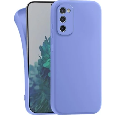 Abbildung von MyGadget Hülle für Samsung Galaxy S20 FE robuste Silikon Schutzhülle TPU Case Slim Silikonhülle Back Cover Kratzfest Handyhülle Matt Blau