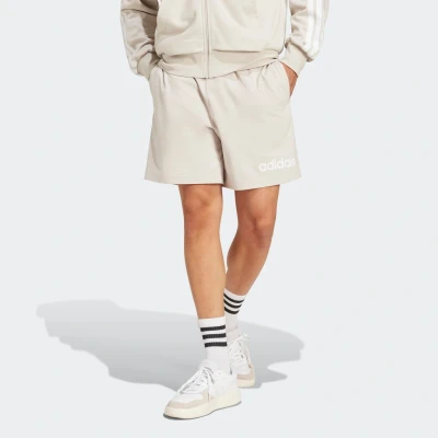 Abbildung von adidas Sportswear Essentials Linear Single Short kurze Sporthose, Herren, Größe: Small, Alumina/white
