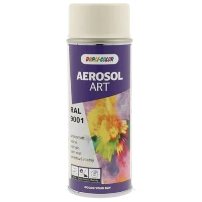 Abbildung von Dupli Color 131424 AEROSOL ART RAL 9001 cremeweiß seidenmatt 400 ml
