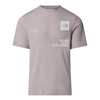 Abbildung von The North Face Mountain Foundation Coordinates TEE Sport Tshirt, Herren, Größe: Small, Moonstone grey