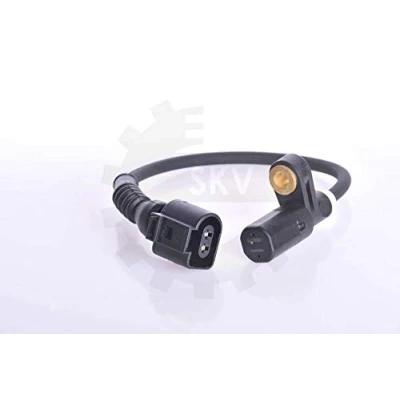 Abbildung von ESEN SKV 06SKV014 ABS Sensor Hinterachse 2 polig 220mm 12V elektrisch schwarz oval Female VOLKSWAGEN: Golf 4 Schrägheck, Variant, Bora Variant