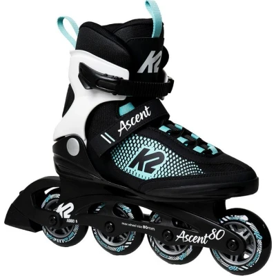 Abbildung von K2 Inlineskates ASCENT 80 W Inline Skate black/white/turquise
