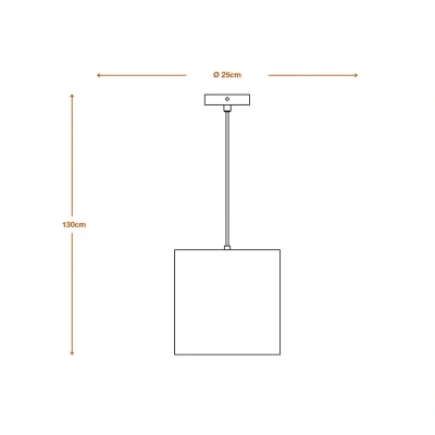 Abbildung von LEDVANCE Pendelleuchte Decor Cardboard Cylinder braun aus Wellpappe, E27, 250 mm Durchmesser, Leuchtenschirm recyceltem Material, nachhaltig durch austauschbare Lichtquelle, einfache Montage