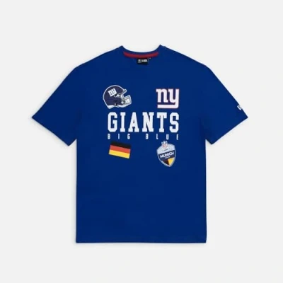 Abbildung von New Era Unisex NFL Games Collegiate Oversized York Giants Cab T Shirt, Blau, XXL EU