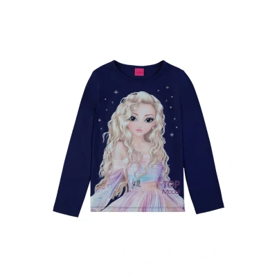 Abbildung von TOP Model Langarmshirt für Kinder, Größe: 164, Blue ribbon