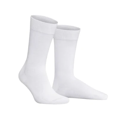 Abbildung von Hudson Herren Relax Cotton Druckfreier Bund Socken, White 0008, 41/42
