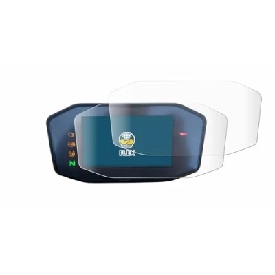 Abbildung von BROTECT 2 Stück Full Cover Schutzfolie für KTM 790 Duke Screen Displayschutz Folie [3D Curved, Anti Fingerprint, Kristall Klar]