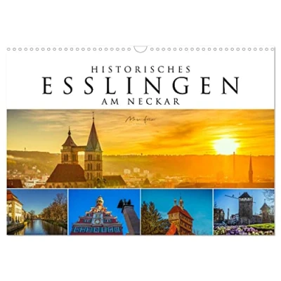 Abbildung von Historisches Esslingen am Neckar 2025 (Wandkalender DIN A3 quer), CALVENDO Monatskalender