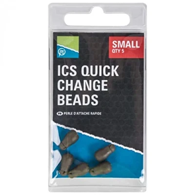 Abbildung von 5 Stück &quot;PRESTON ICS QUICK CHANGE BEADS SMALL&quot; Konnektor, Schnurverbinder
