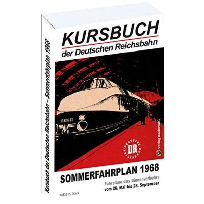 Abbildung von Kursbuch der Deutschen Reichsbahn Sommerfahrplan 1968: Gültig vom 26. Mai bis 28. September 1968