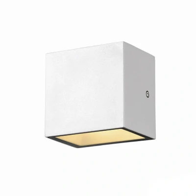 Abbildung von SLV Sitra Single LED Außenwandleuchte down, weiß