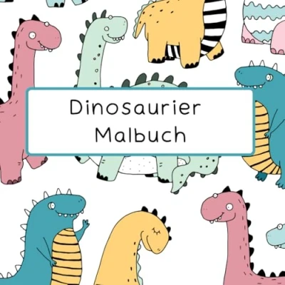 Abbildung von Dinosaurier Malbuch : Das große für kleine Entdecker 52 Motive