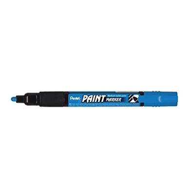 Abbildung von Pentel MMP20 CO Permanent Marker 2,0 mm Rundspitze Lackmarker, 1 Stück, blau