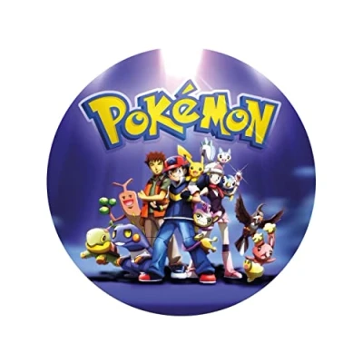 Abbildung von Tortenaufleger Pokemon, rund 20cm Fondantpapier PREMIUM
