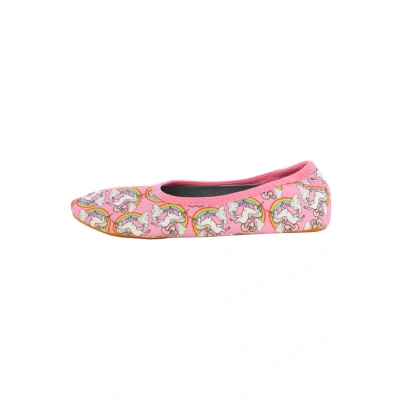 Abbildung von Beck Gymnastik Rainbow Klassischer Ballerina für Kinder, Größe: 32, Rosa Schuhe