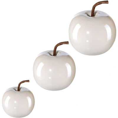 Abbildung von Creativ home Dekokugel &quot;Weihnachtsdeko&quot;, Apfel aus Keramik