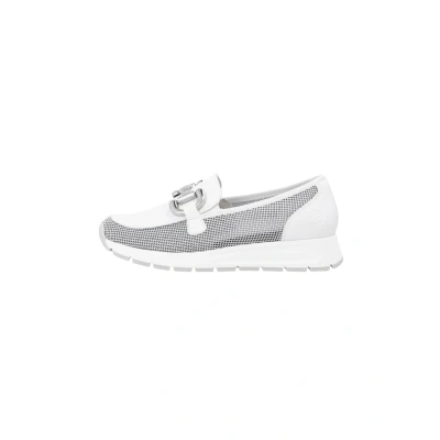 Abbildung von Remonte Loafer Slipper, Damen, Größe: 39, Weiss Textil