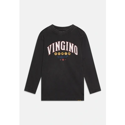 Abbildung von Vingino Jacey Langarmshirt für Kinder, Größe: 128, Deep black