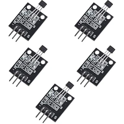 Abbildung von ARCELI 5Pcs Hall Effekt KY 003 Magnetisches Sensormodul DC 5V Für Arduino PIC AVR Smart Cars