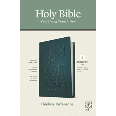 Abbildung von NLT Thinline Reference Bible, Filament Enabled Edition (Red Letter, Leatherlike, Teal Blue): New Living Translation, ... Edition, Red Leatherlike