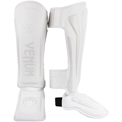 Abbildung von Venum Unisex Elite Stehende Schienbeinschoner, Weiß / Weiß, L EU