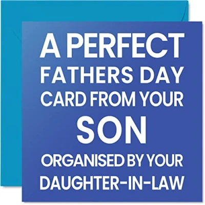 Abbildung von Lustige Vatertagskarten für Vater organisiert von Witz Happy Vatertagskarte Sohn Tochter unanständige Vatertagsgeschenke 145 mm x Vatertagsgrußkarten Geschenk Papa