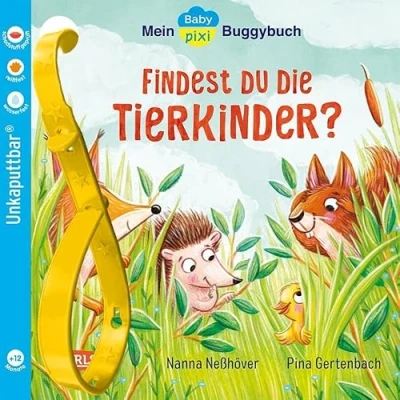 Abbildung von Baby Pixi (unkaputtbar) 143: Mein Buggybuch: Findest du die Tierkinder?: Unzerstörbares Buch ab 12 Monaten mit Tieren und ersten Suchbildern auch als Badebuch geeignet (143)