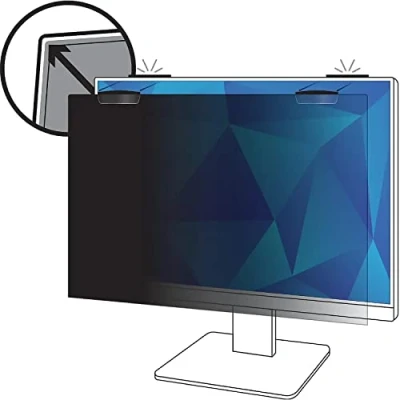 Abbildung von 3M Blickschutzfilter für 21,5 Zoll Vollbild Monitor mit konformer Magnetbefestigung (16:9 Seitenverhältnis)