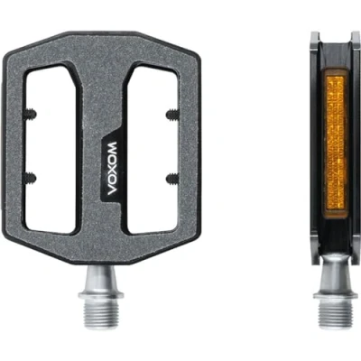 Abbildung von Voxom Pedale Trekking Pe14 CNC schwarz, Sandpapier Beschichtung, Cr Mo Achse, gedichtete Industrielager, 718000045, Standard, 718000045 Einheitsgröße