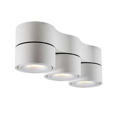 Abbildung von Arcchio Rotari LED Deckenstrahler, Linsen, 3 flammig, weiß