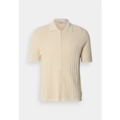 Abbildung von Marc O&#039;Polo Denim Shortsleeve Hemd, Herren, Größe: Large, Natural ecru