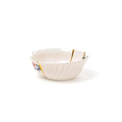 Abbildung von SELETTI Salatschüssel Kintsugi 3, bunt, 300 ml, Porzellan
