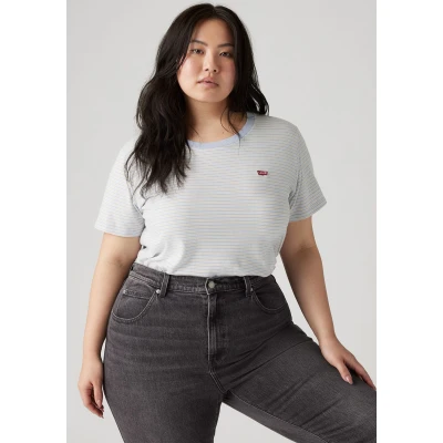 Abbildung von Levi&#039;s Plus THE Perfect Tshirt basic, Damen, Größe: 46/48, Collegiate stripe ke