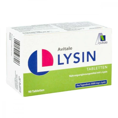 Abbildung von L lysin Tabletten bei Lippenherpes 750 mg