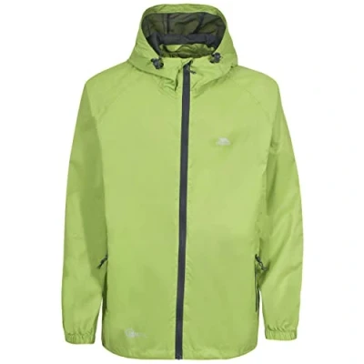 Abbildung von Trespass Unisex Erwachsene Qikpac Jacket Kompakt Zusammenrollbare Wasserdichte Regenjacke, Grün (Leaf), S