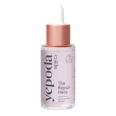 Abbildung von Yepoda Serum Gesicht THE REPAIR HERO, Niacinamid für strahlende Haut, Vitamin B12, Polyglutaminsäure und Peptide, Hyaluron tägliche Gesichtspflege (30 ml)