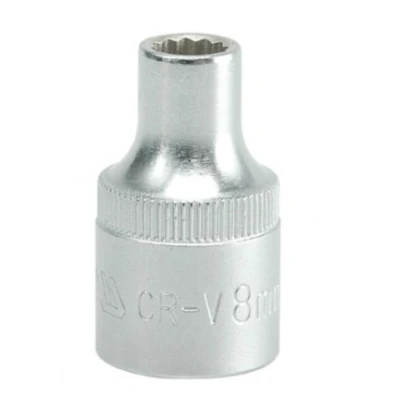 Abbildung von YATO YT 1270 Steckschlüsseleinsatz 3121 8 Chrom Vanadium Stahl