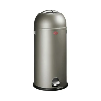 Abbildung von WESCO Mülleimer Kickmaster Maxi Neusilber 40 L