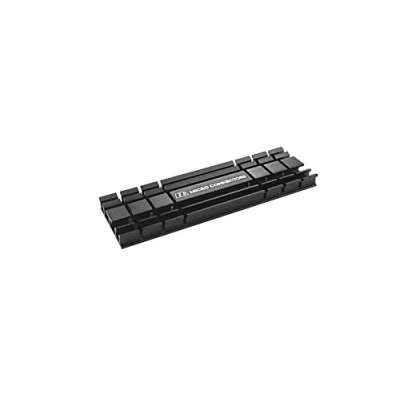 Abbildung von MICRO CONNECTORS M.2 2280 SSD Low Profile Heat Sink Kit Cooling Black (NGFFM2 HS804 BK)