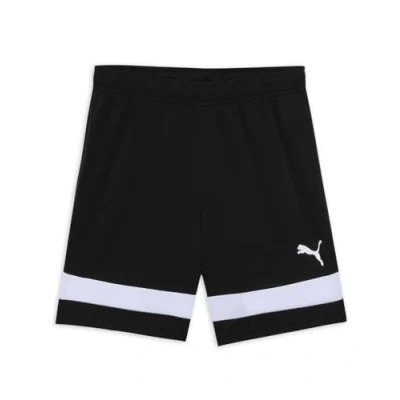 Abbildung von Puma Fussball Individualrise kurze Sporthose für Kinder, Größe: 128, Schwarzweiss