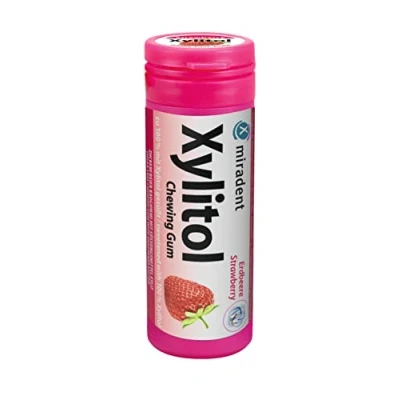 Abbildung von Xylitol Chewing Gum for Kids Strawberry 30 Kaugummis