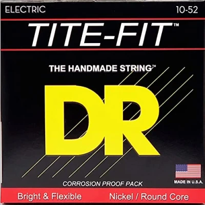 Abbildung von DR Strings TITE FIT™ Nickel Plated Electric Guitar Strings: Medium to Heavy 10 52