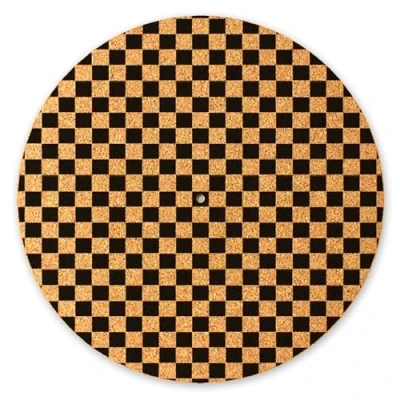 Abbildung von Next Ferry Slipmat Kork Ska Checkers Plattenspieler Matte aus Slipmats für Dj&#039;s Plattentellerauflage alle Turntables