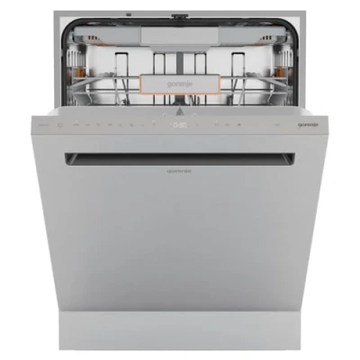 Abbildung von Gorenje ULTRA16BUWIFIX Geschirrspüler/Unterbaugerät/60 breite/16 Maßgedecke/6 Programme/EU Made/TotalDry/Status LED Licht/FlexUse/Total AquaStop/MultiClack/EEK: B/Einbaumaße (HxBxT):82 x 60 57,5 cm