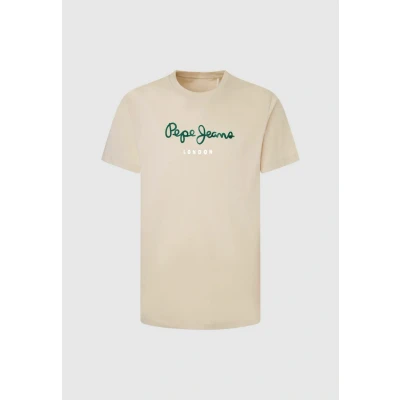 Abbildung von Pepe Jeans EGGO Tshirt print, Herren, Größe: XS, Light beige